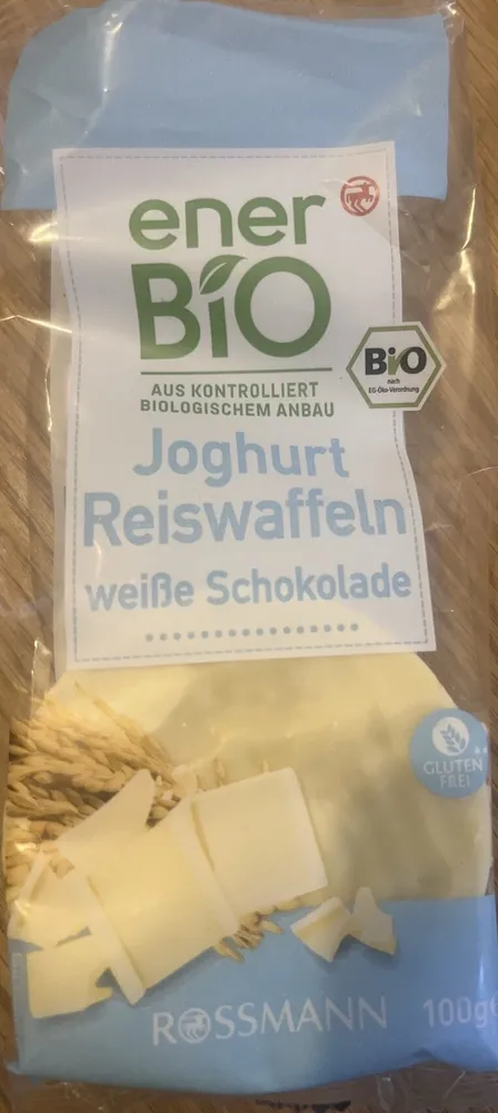 Joghurt Reiswaffeln Weiße Schokolade