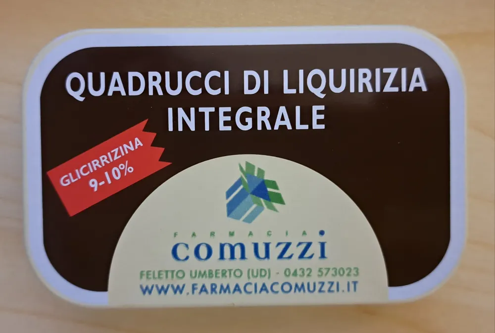 Quadrucci di Liquirizia Integrale