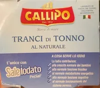 Tranci di tonno al naturale