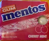 Chewing gum cherry mint