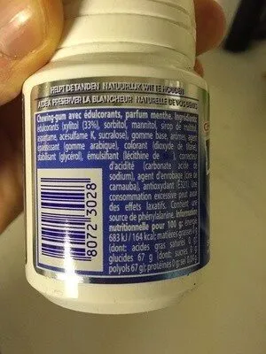 Mentos Gum White sweet mint
