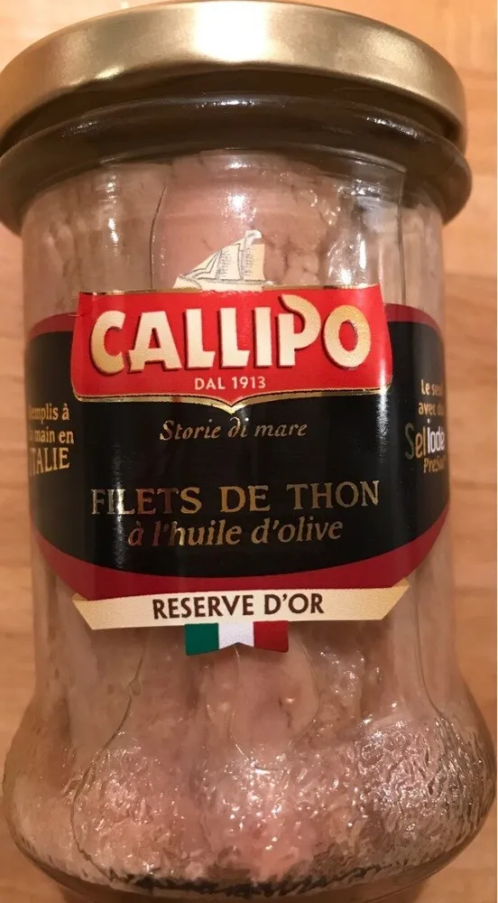 FILETS DE THON à l'huile d'olive