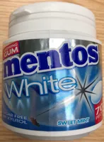 Mentos Gum White Sweetmint Bottle