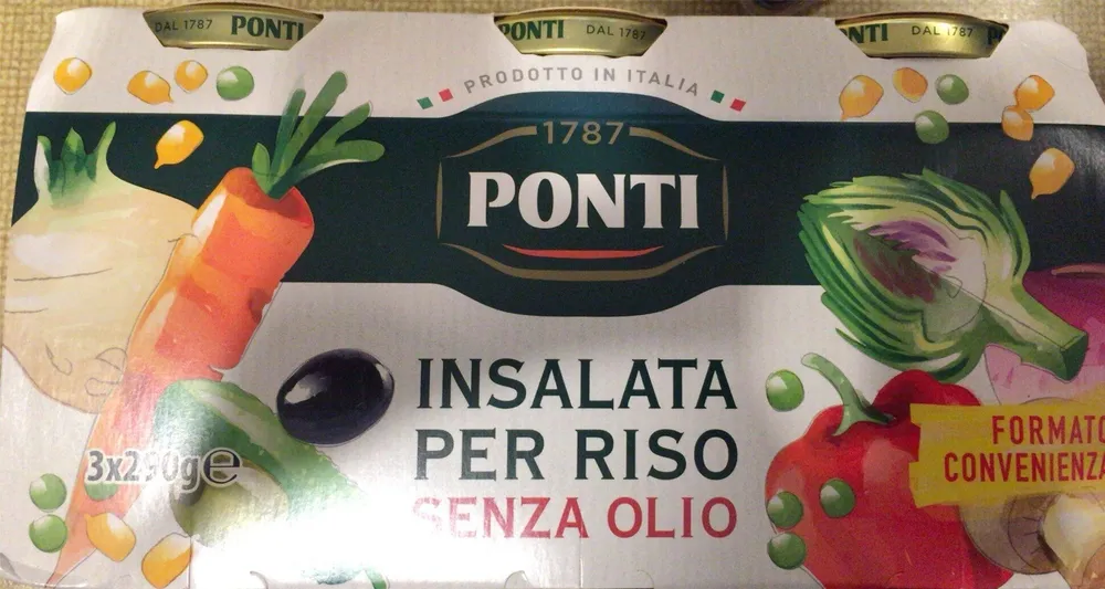 Insalata per riso senza olio