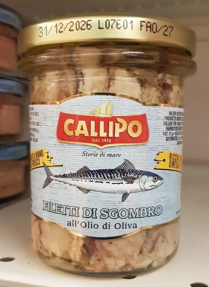 Filetti di sgombro all'olio di oliva