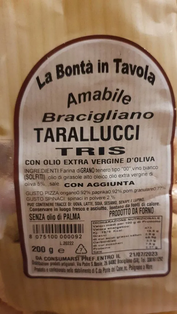 Tarallucci Tris
