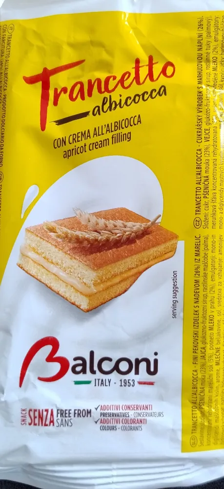 Apricot Cake Slice