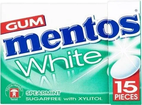 Gum White Sugar Free Spearmint Fliptop Box pcs