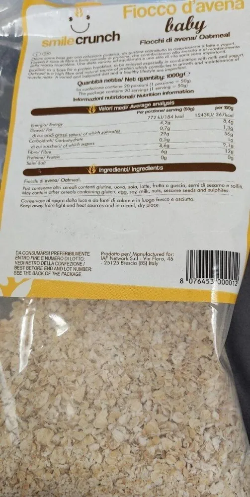 Fiocco D'Avena baby