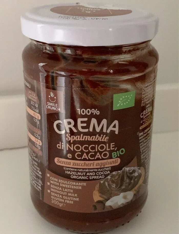 Crema spalmabile di nocciole e cacao bio