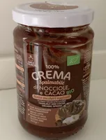 Crema spalmabile di nocciole e cacao bio