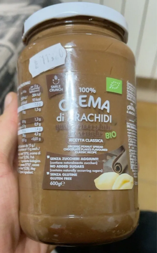 Crema de cacahuete con cacao