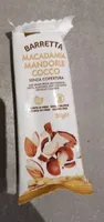 Barretta macadamia mandorle cocco