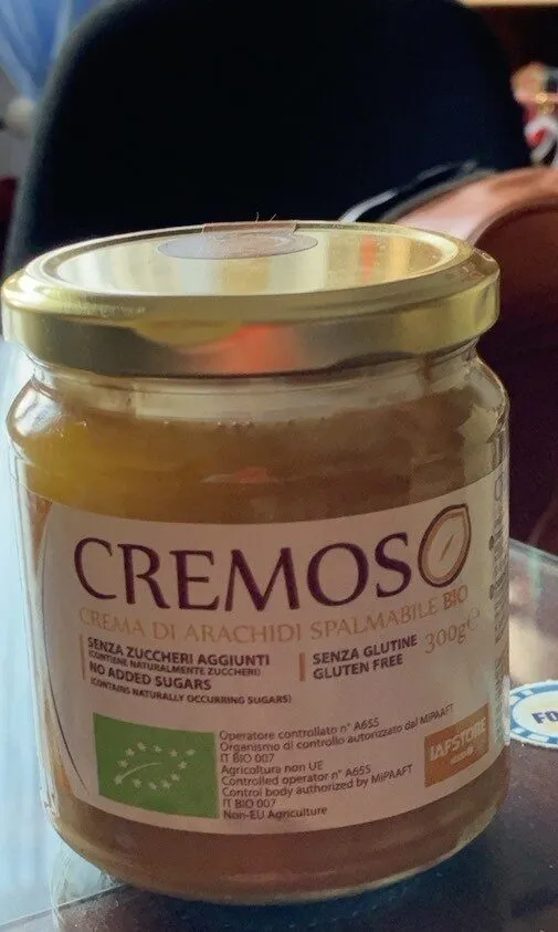 crema di arachidi spalmabile bio