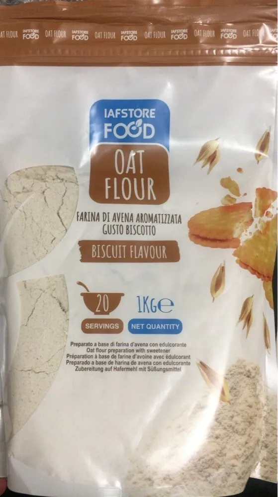 Farina di avena aromatizzata