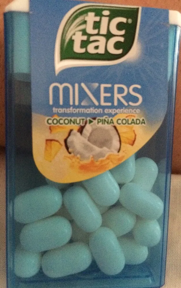3 X Tic Tac Mixers Sweets Coconut > Pina Colada Italy Version 18GS