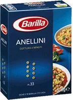 Barilla Pasta Uk - Barilla Pasta Anellini 33 GR. 500