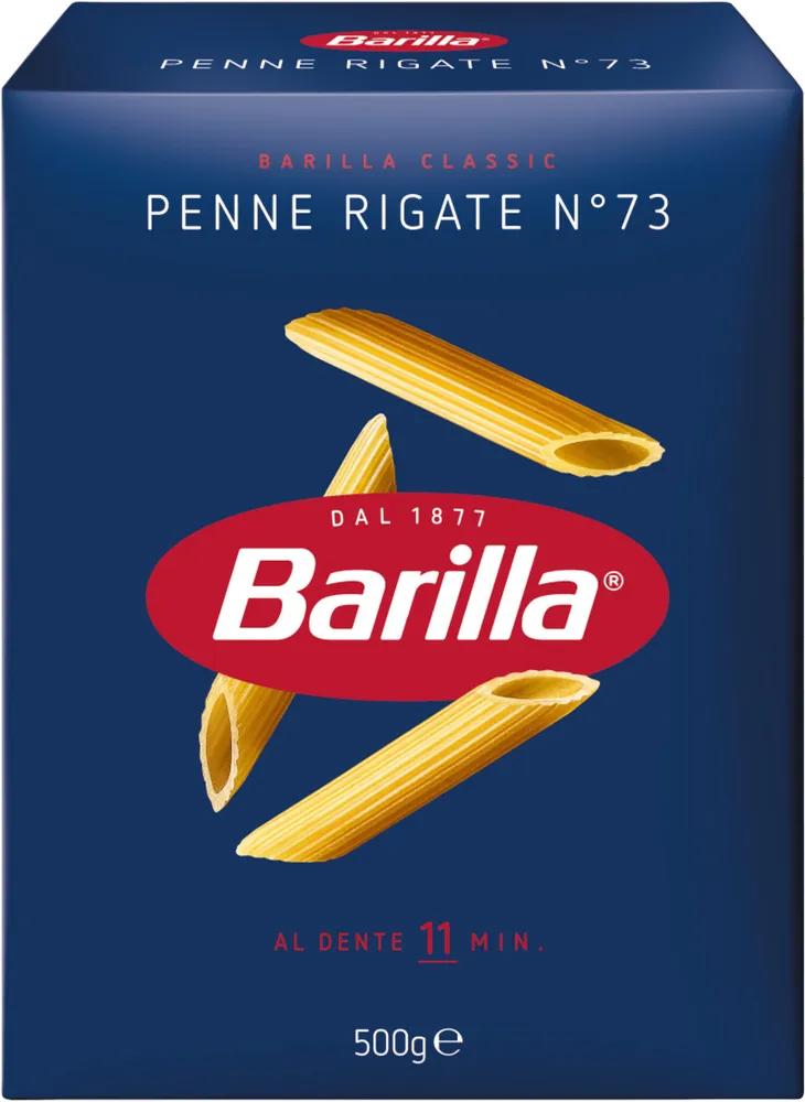 Penne Rigate No. 73 Durum Wheat Semolina Pasta