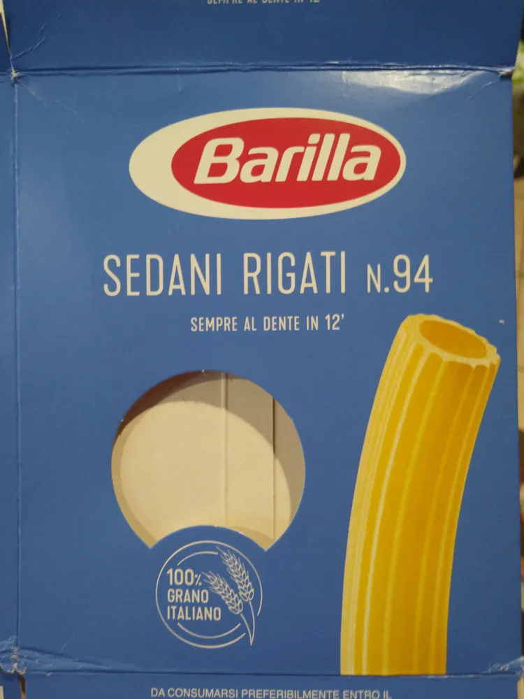 Sedani rigati