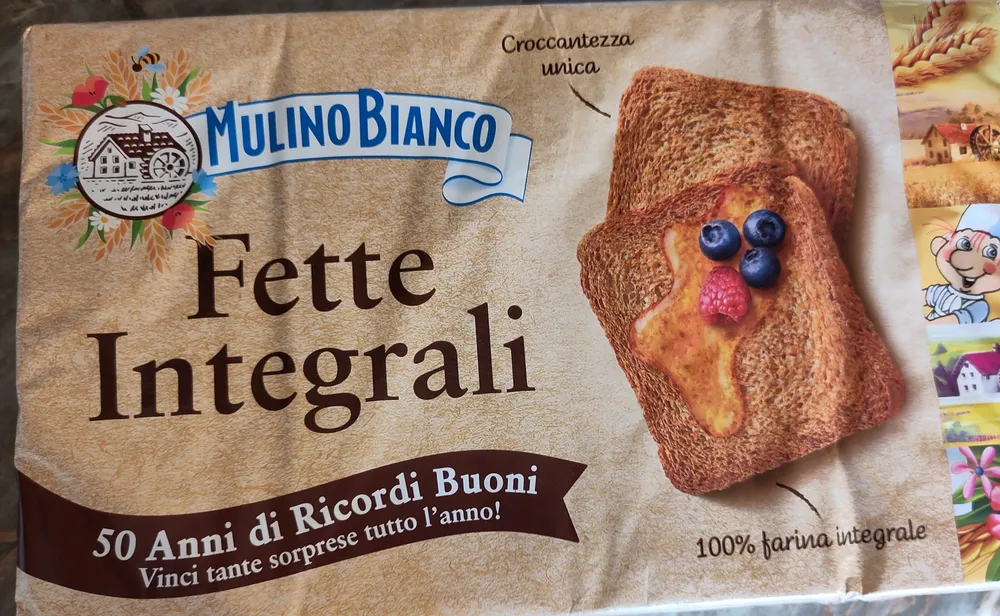 Fette biscottate integrali 630 gr