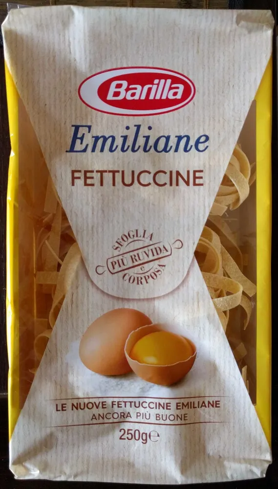 Barilla Emiliane Fettuccine All'uovo, 250G