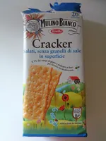 Cracker Salati, senza granelli di sale in superficie