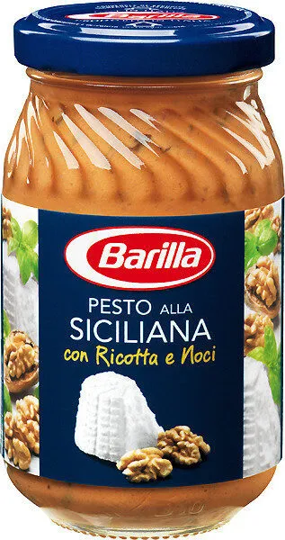 Sauce pesto avec fromage ricotta et noix 190g