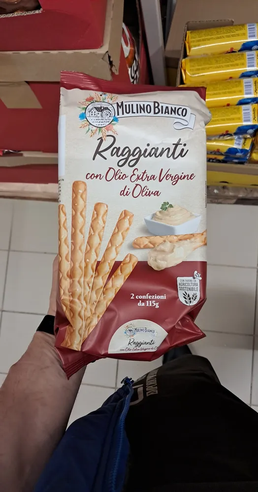 Grissini Croccanti, Olio Extravergine D'oliva biscuiti