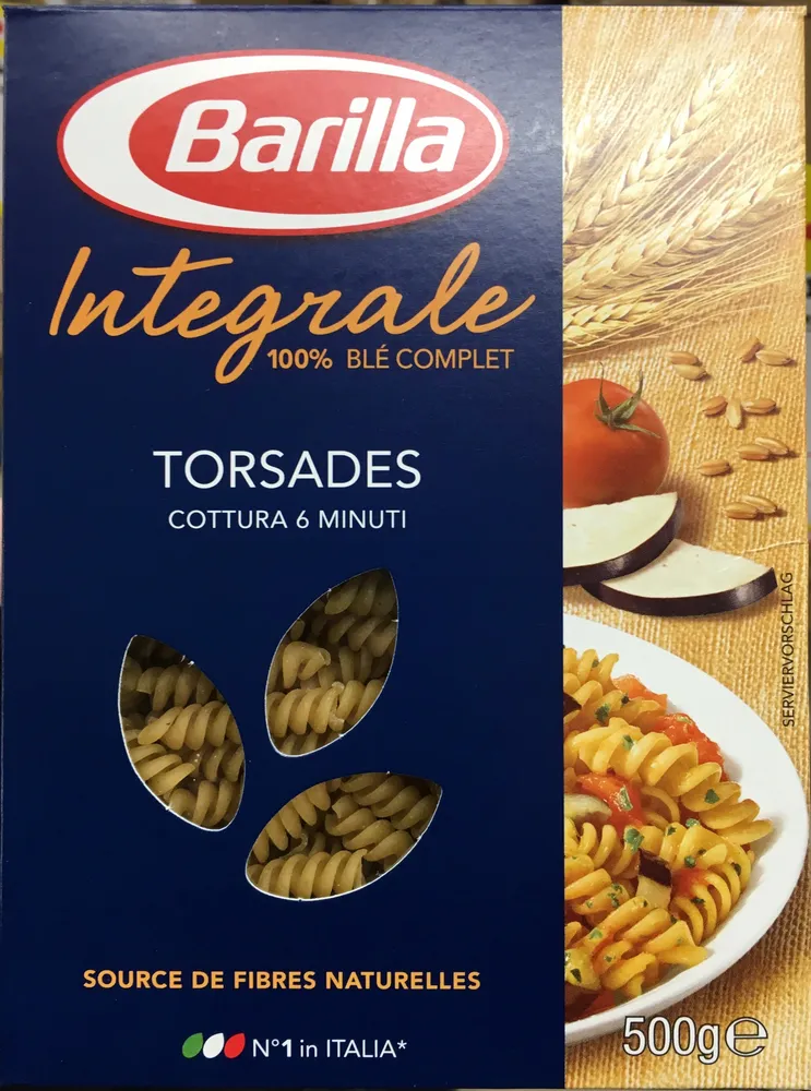 Torsades Integrale 100% Blé complet