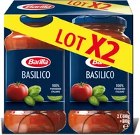 Lot 2 sauces tomate basilic