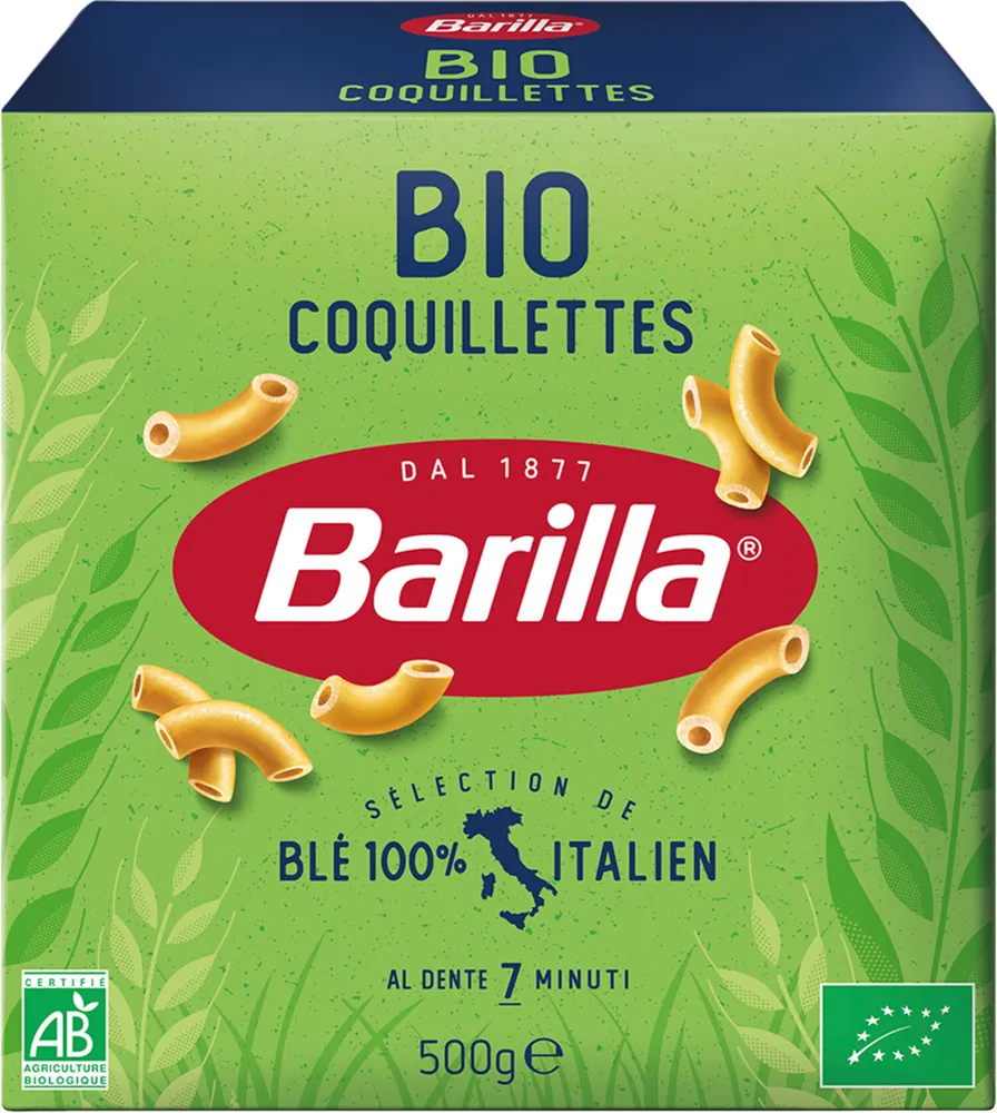 Barilla pates coquillettes bio 500g