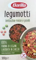 Legumotti lenticchie rosse e piselli
