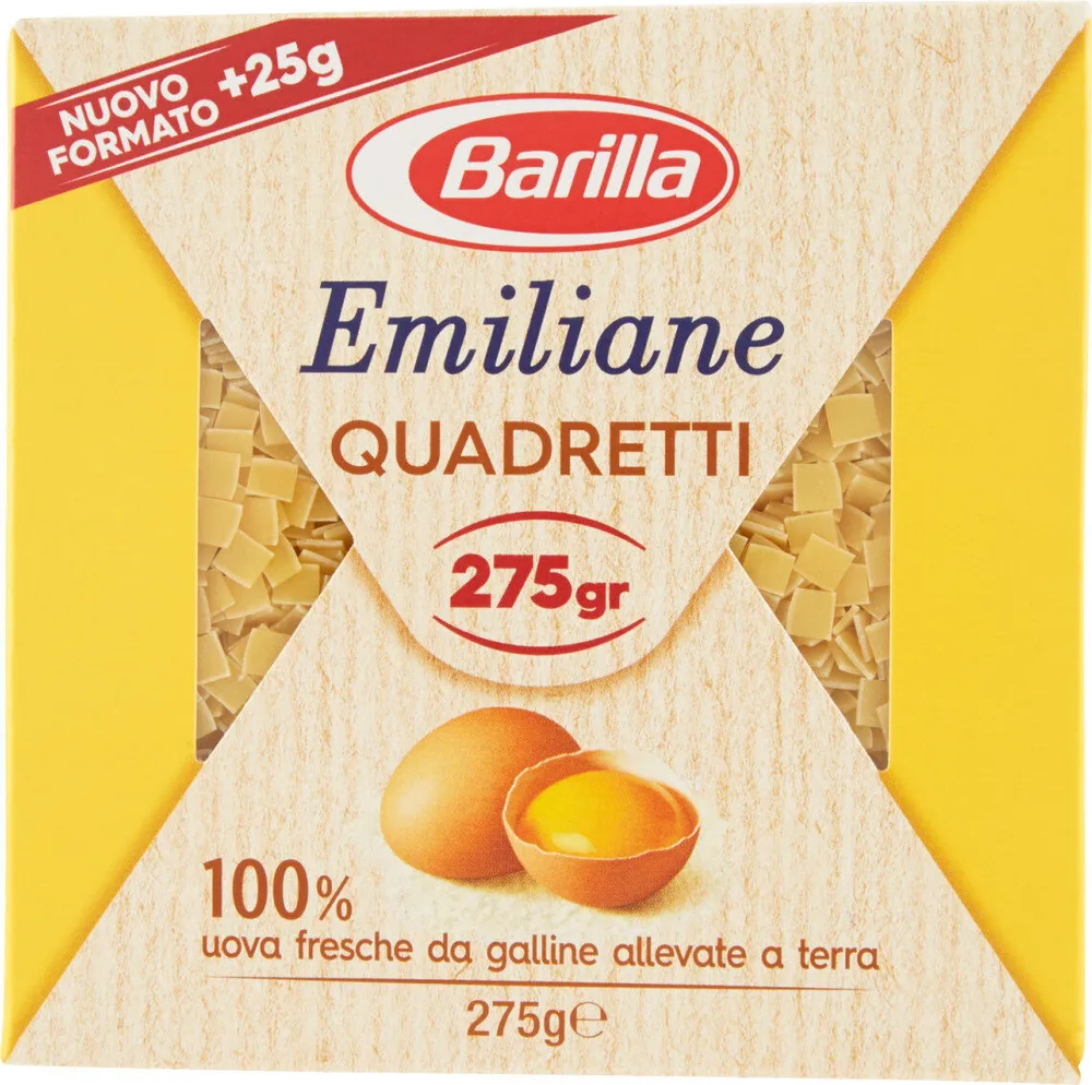 Emiliane quadretti all'uovo