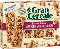 5 barette di cereali Mandore e Mirtilli Rossi
