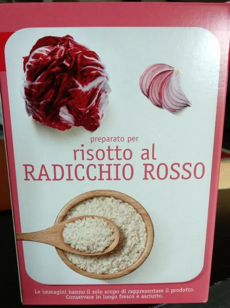 Preparato per risotto al radicchio rosso
