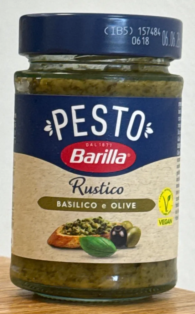 Barilla sauce pesto rustico basilic & olives 200g