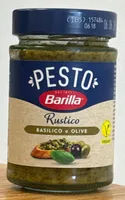 Barilla sauce pesto rustico basilic & olives 200g