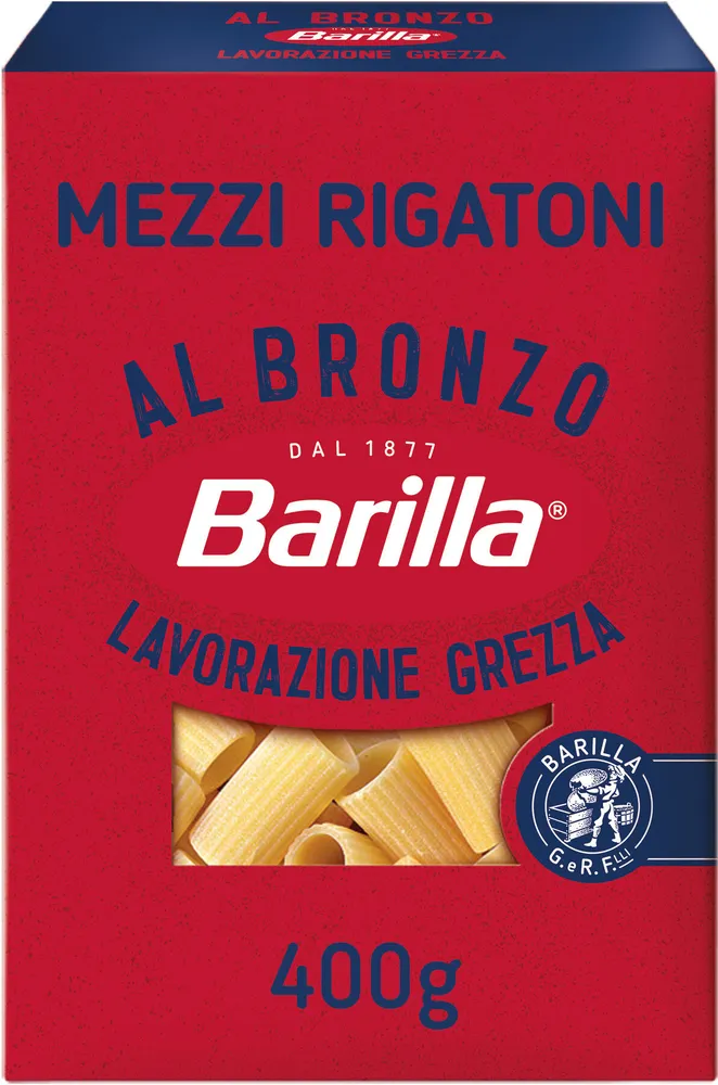 Mezzi rigatoni al bronzo