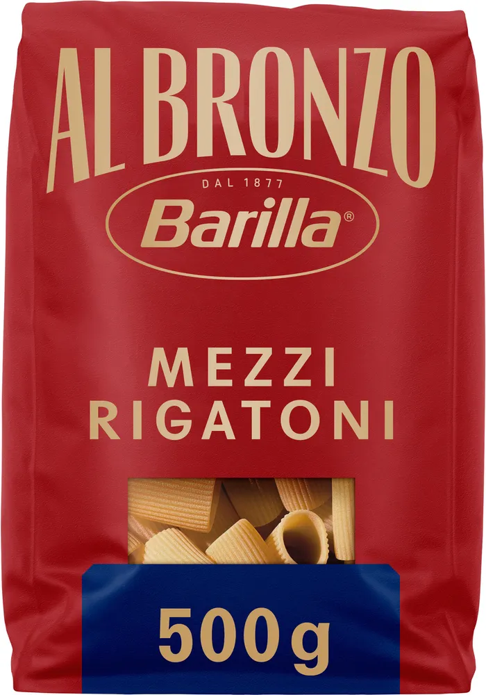 Pâtes premium Mezzi Rigatoni Al Bronzo 500G