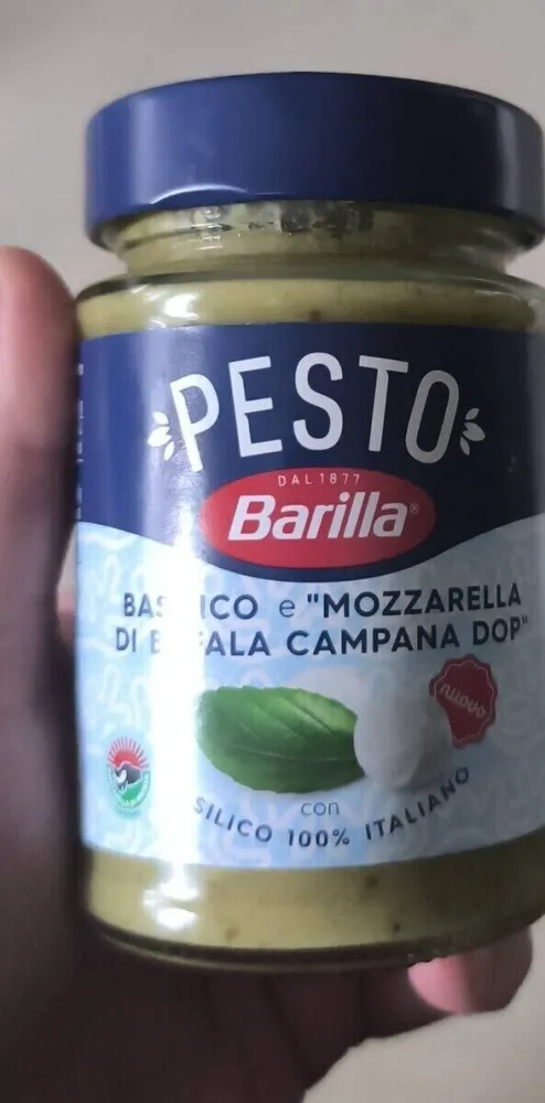 Sauce pesto au basilic et mozzarella Barilla 190g