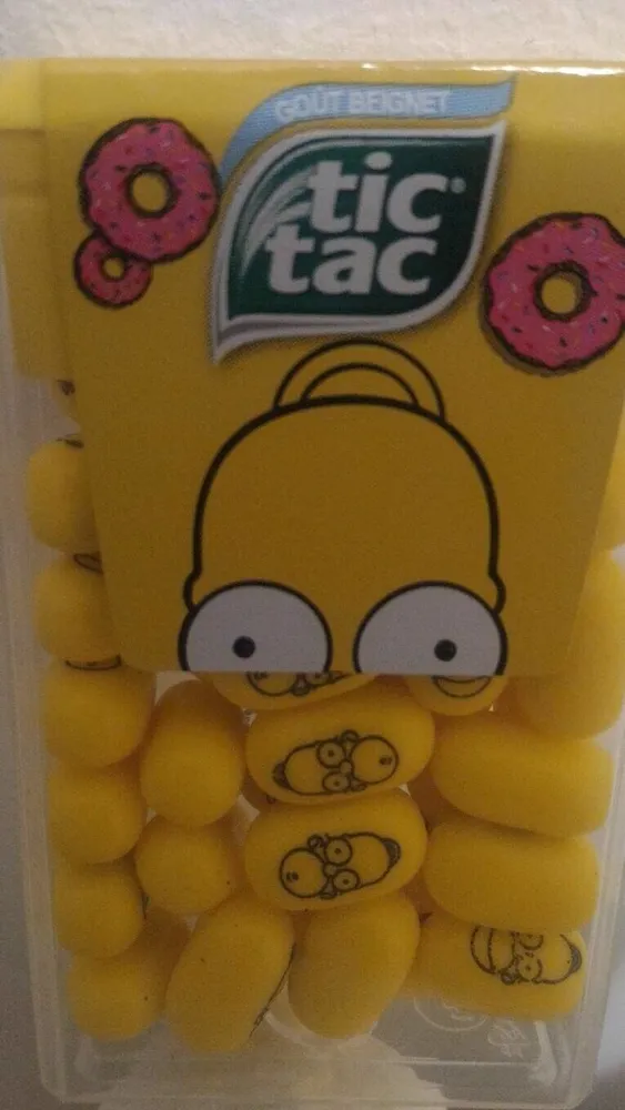 Tic tac etui gout beignet