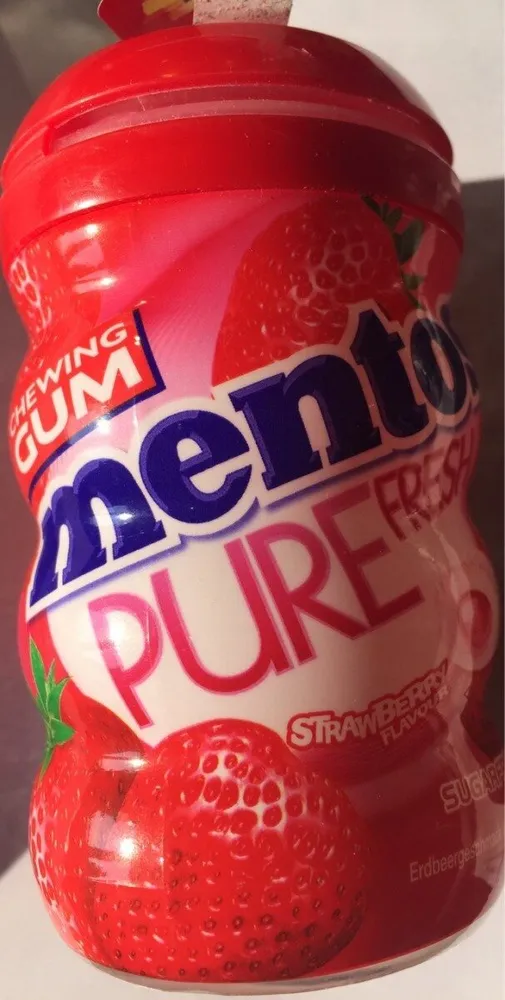 Mentos pure fresh strawberry flavour