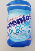 Chewing gum mentos pure fresh