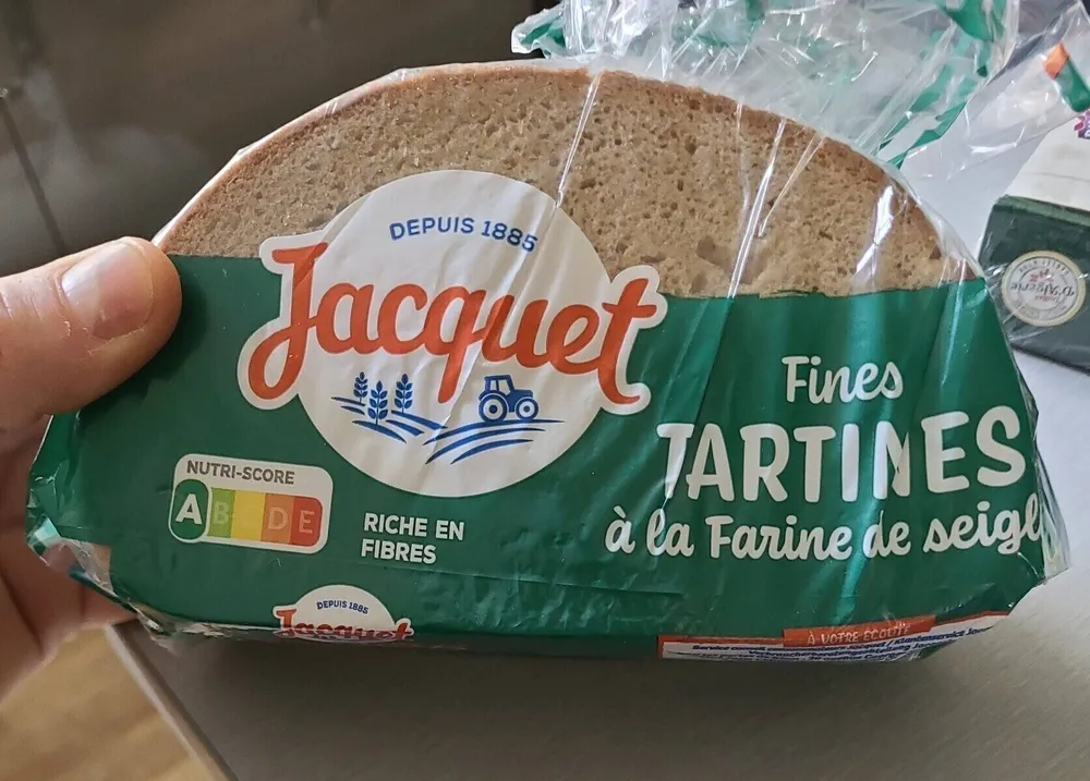 Fines tartines à la farine de seigle
