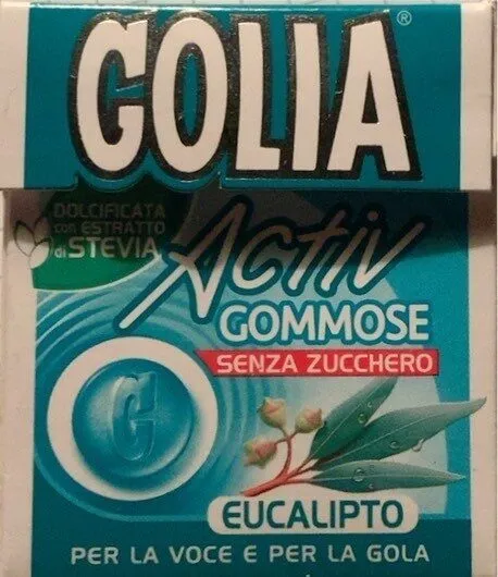 golia activ gommose senza zucchero all’eucalipto