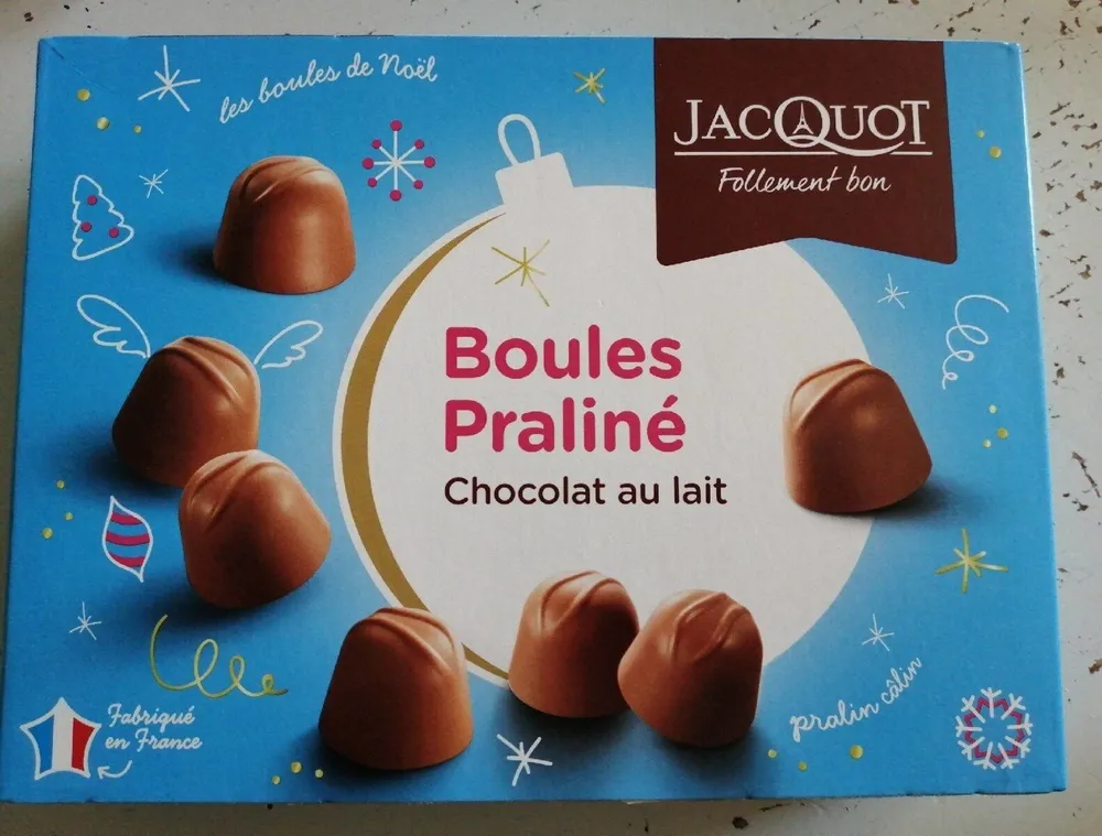 Boules pralinés - Chocolat au lait