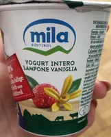 Yogurt intero lampone vaniglia