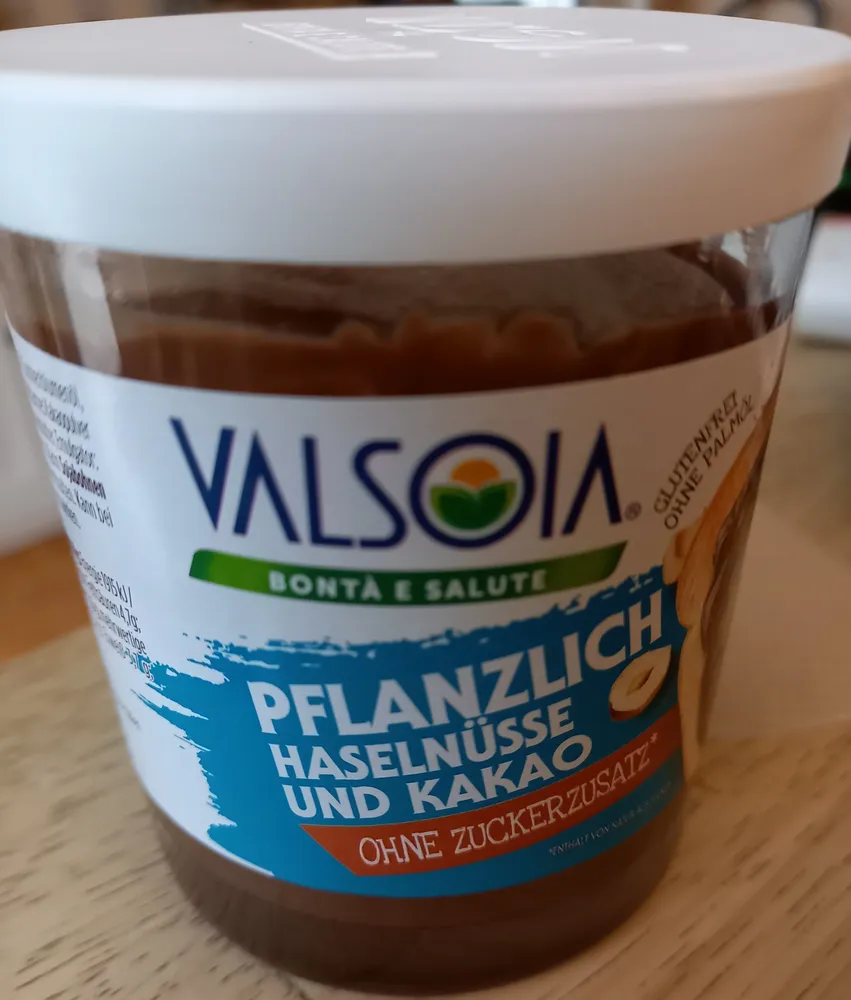 Pflanzlich Haselnuss und Kakao