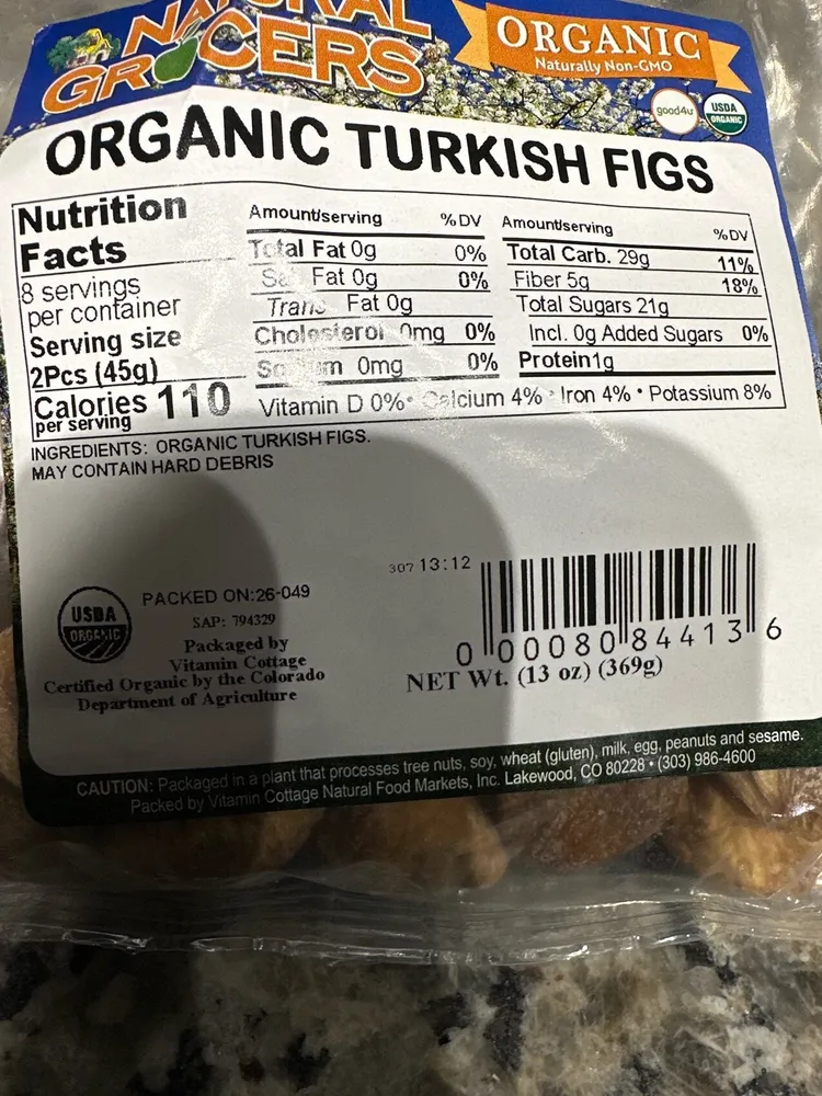 Figs Turkish stemless organic