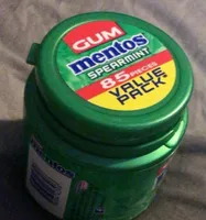 Mentos spearmint chewing gum